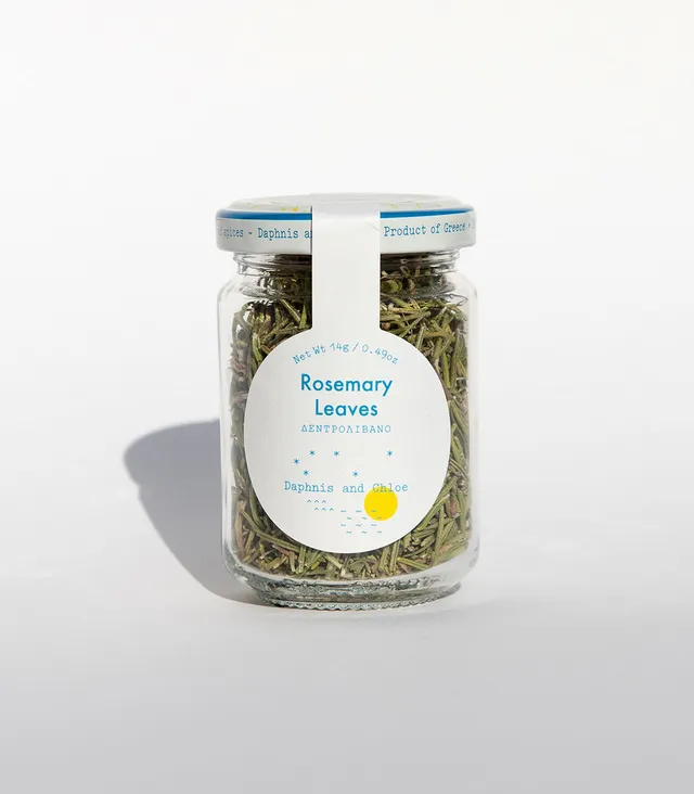 daphnis-and-chloe-culinary-herbs-rosemary-leaf-rosmarin-glas-getrocknet image 1
