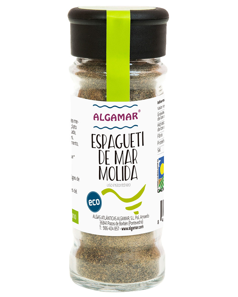 algamar-meeresspaghetti-gemahlen-bio-algenpulver-glas image 1
