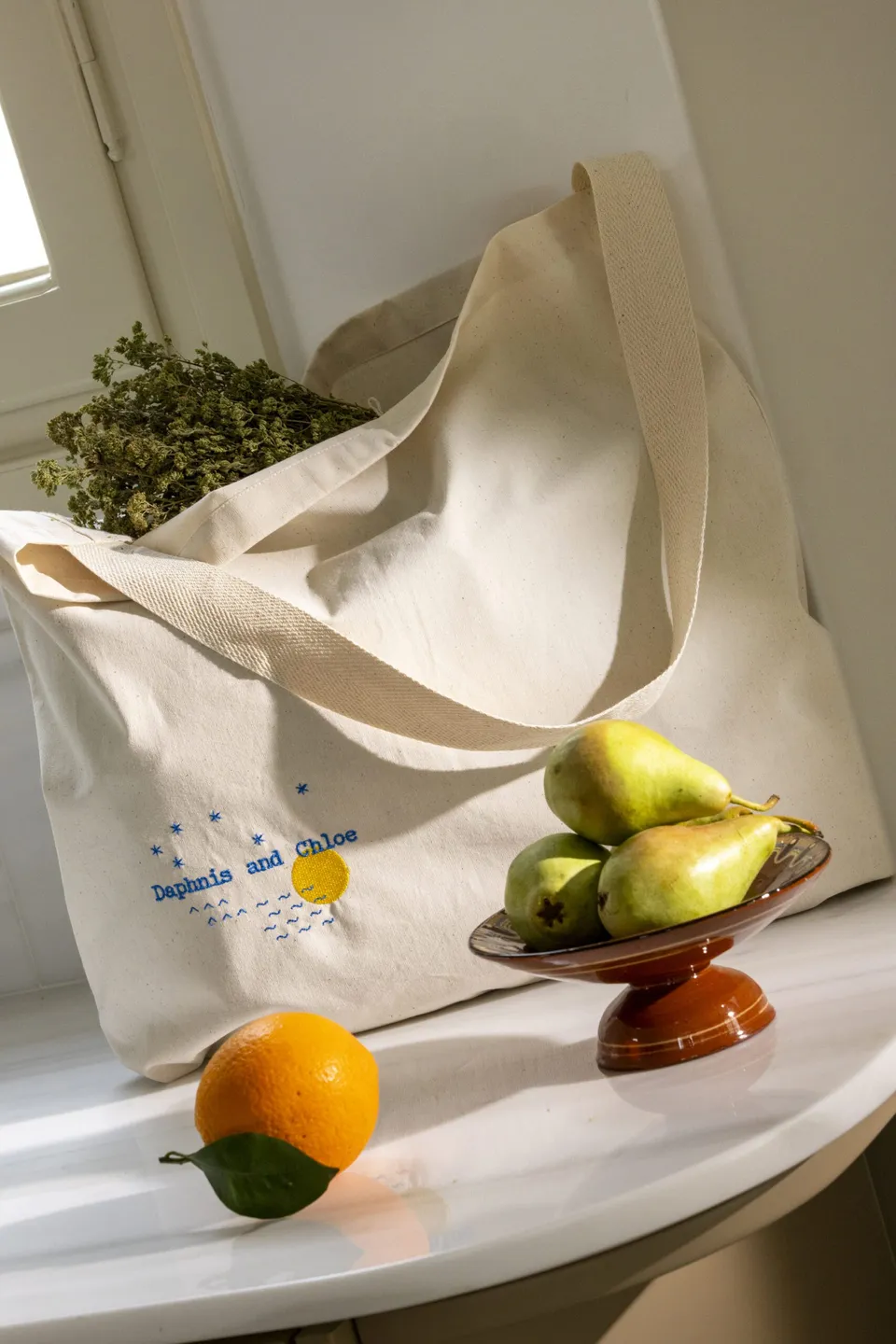 daphnis-and-chloe-gifting-the-market-tote-tasche-baumwolle image 1