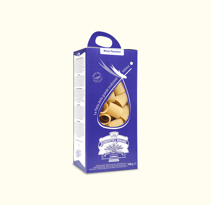 pastificio-benedetto-cavalieri-mezzi-paccheri-pasta-500g-glatt image 2