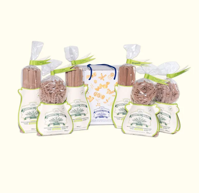 benedetto-cavalieri-bio-vollkorn-pasta-set-3kg-geschenkbox image 1