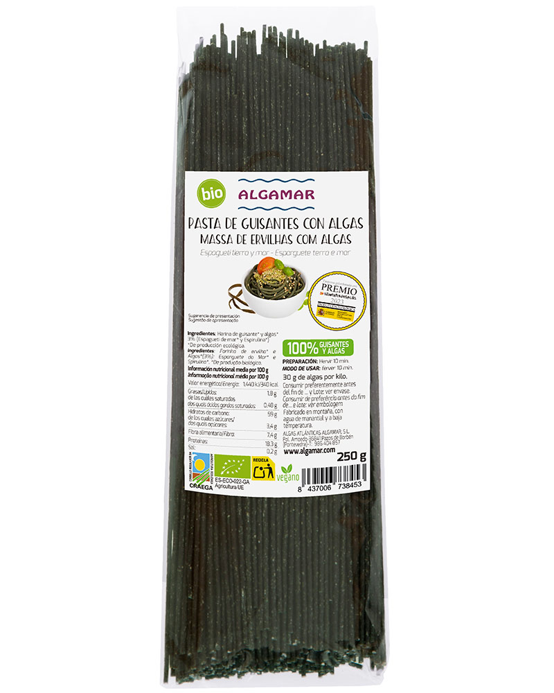 algamar-bio-pasta-spaghetti-erbse-algen-glutenfrei image 1